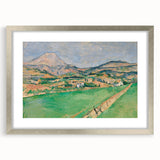Impressionist Landscape Wall Art – Mont Sainte-Victoire by Cézanne