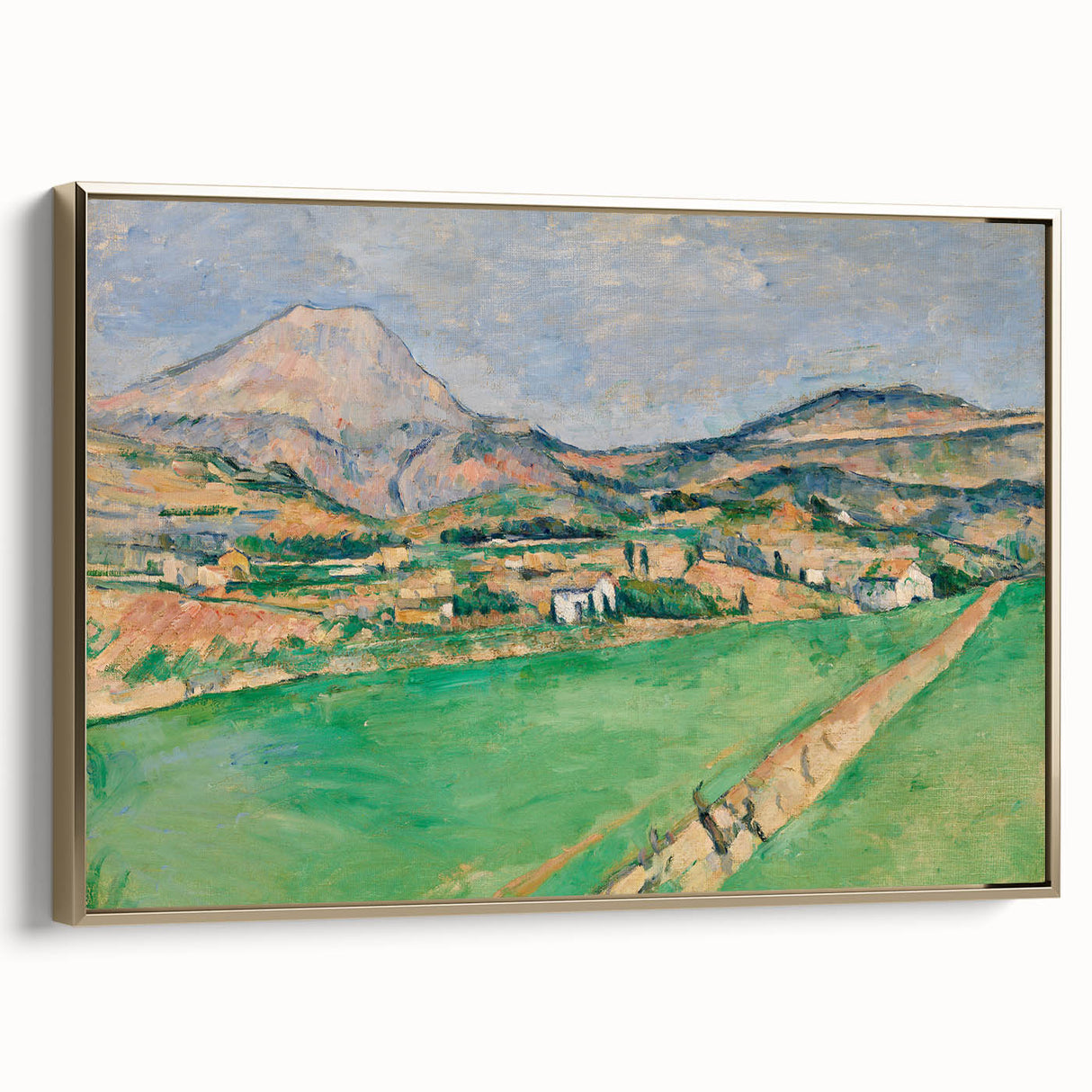 Impressionist Landscape Wall Art – Mont Sainte-Victoire by Cézanne
