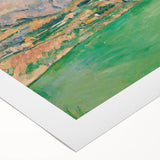 Impressionist Landscape Wall Art – Mont Sainte-Victoire by Cézanne