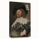 Baroque Portrait Art - Historical Antique Print for Elegant Wall Décor