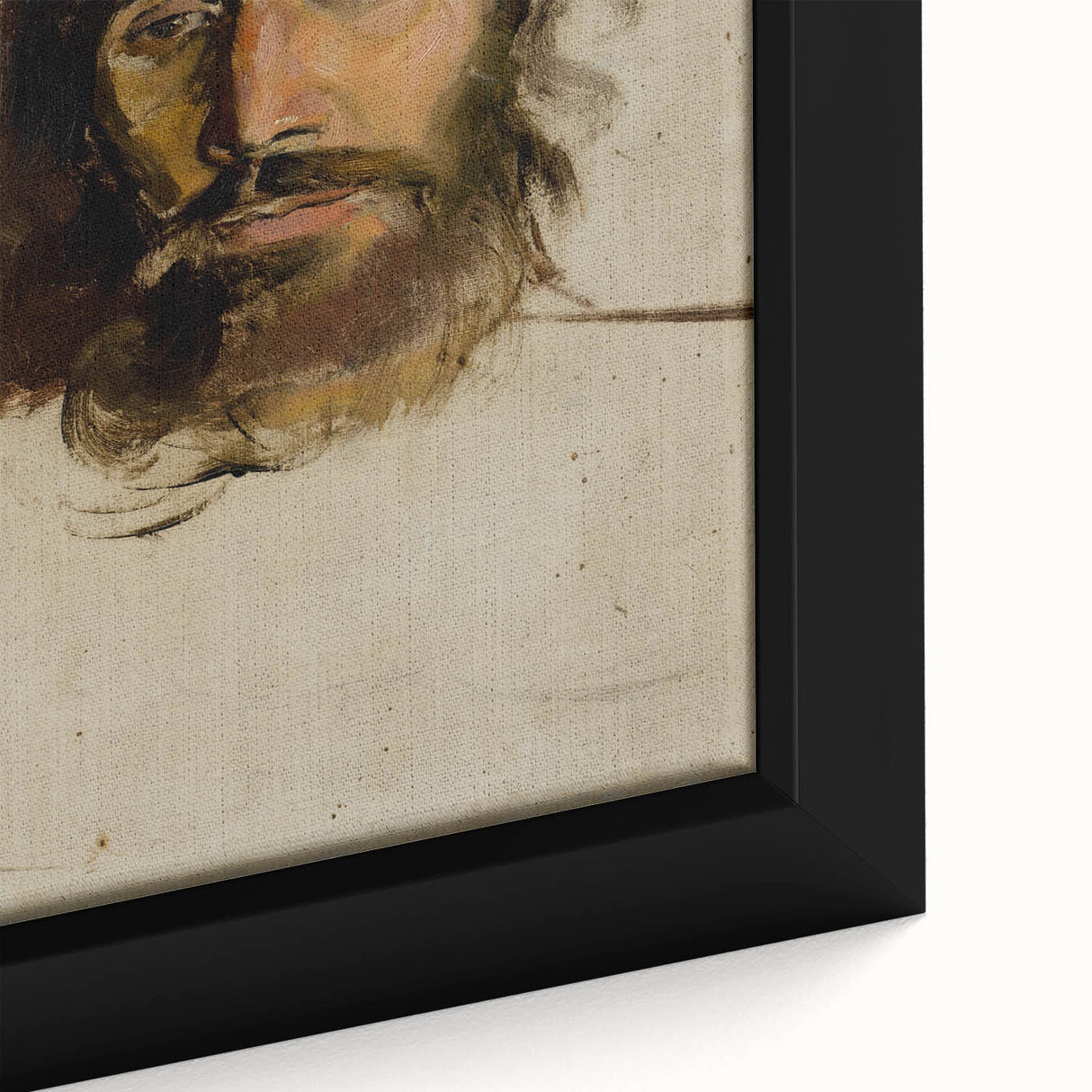 Impressionism Wall Art - Portrait of Christ by László Mednyánszky Print