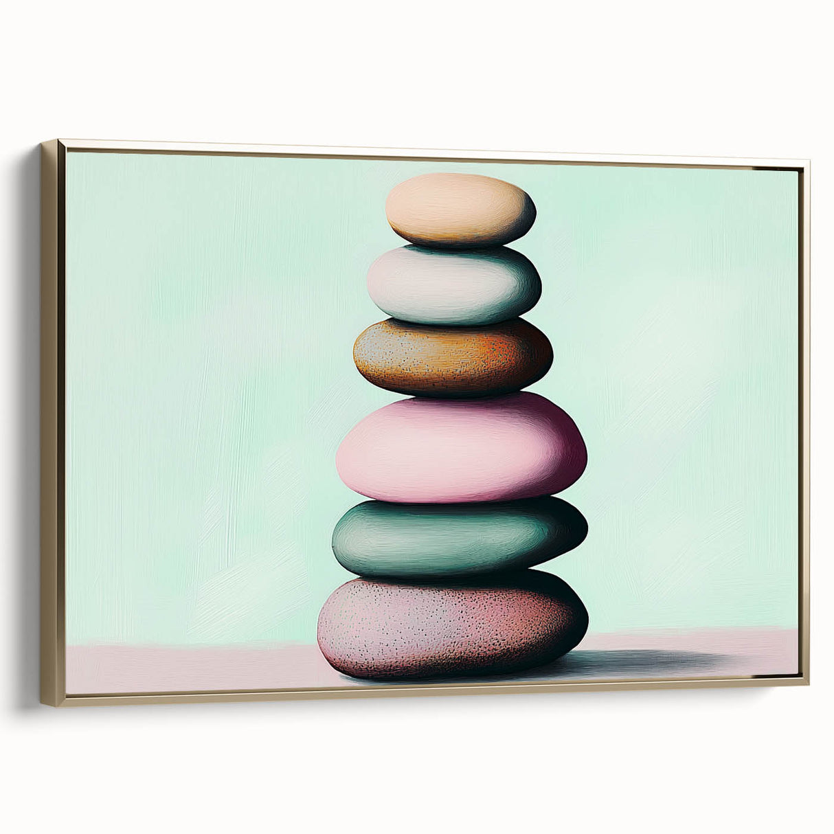 Framed canvas featuring a black and white vintage landscape painting, ideal for bedroom wall art.