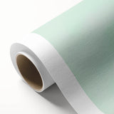 Art deco poster of nature elements in pastel shades on rolled canvas, suitable for nursery wall art.