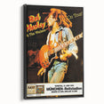 Vintage Bob Marley & The Wailers 1980 Concert Poster - Retro Music Art