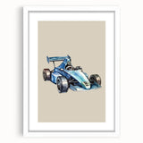 Race Car Wall Art - Boys Room Wall Art Kids Wall Art Prints