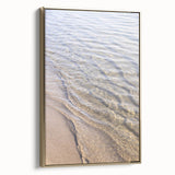 Framed canvas featuring a vintage-style landscape painting with muted earth tones, ideal for bedroom wall art.