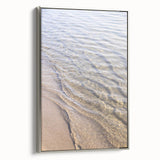 Landscape art painting of a summer scene on a framed canvas, featuring vibrant, colorful hues ideal for living room decor.