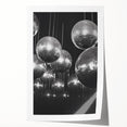 Winter-themed floral art on a rolled canvas featuring muted blue and white tones, ideal for art wall dining room.