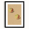 Two Apples - Impressionism Wall Art for Home - French Impressionist Deco