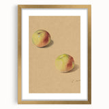 Two Apples - Impressionism Wall Art for Home - French Impressionist Deco