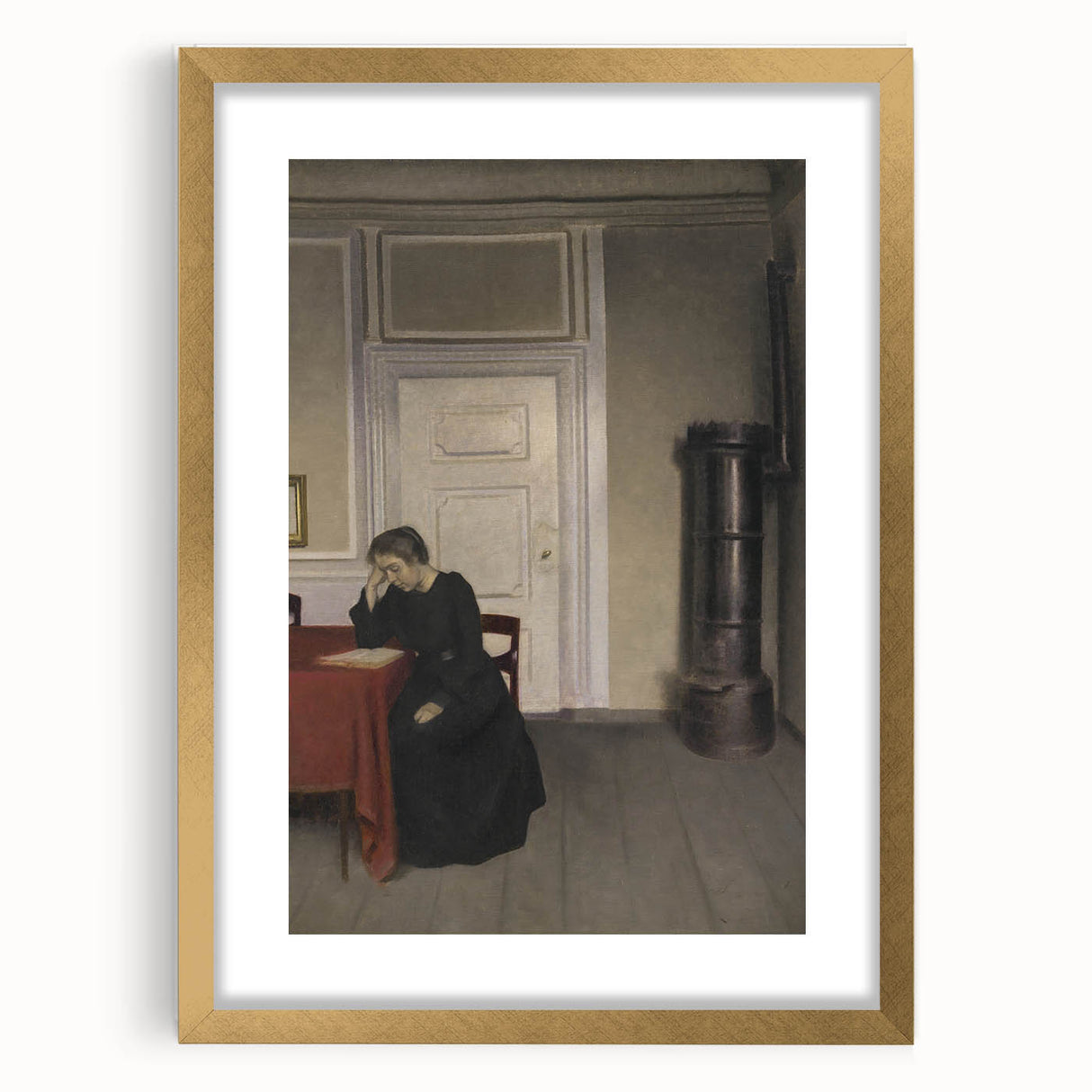 A Quiet Room Modern Wall Art – Minimalist Nordic Decor