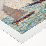 Impressionist Seascape Art – Two Sailboats at Grandcamp by Seurat