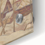 Winter Motif Modern Wall Art – Serene Nordic Landscape