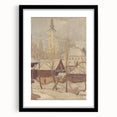 Winter Motif Modern Wall Art – Serene Nordic Landscape