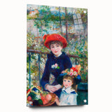 Impressionism Wall Art - Two Sisters by Renoir