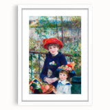 Impressionism Wall Art - Two Sisters by Renoir