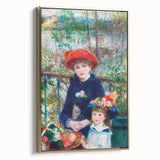 Impressionism Wall Art - Two Sisters by Renoir