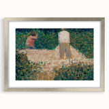 Impressionist Landscape Art – Two Stonebreakers by Georges Seurat