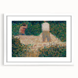 Impressionist Landscape Art – Two Stonebreakers by Georges Seurat