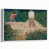 Impressionist Landscape Art – Two Stonebreakers by Georges Seurat