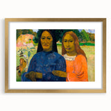 Impressionist Portrait Wall Art – Two Women by Paul Gauguin