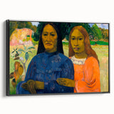 Impressionist Portrait Wall Art – Two Women by Paul Gauguin