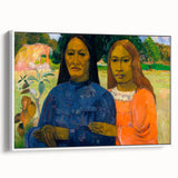 Impressionist Portrait Wall Art – Two Women by Paul Gauguin