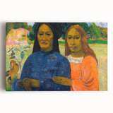 Impressionist Portrait Wall Art – Two Women by Paul Gauguin