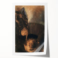 Saint George and the Dragon Modern Wall Art – Mystical Minimalist Decor