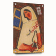 Sitting Woman Modern Wall Art – Bold Abstract Decor