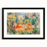 Impressionist Landscape Wall Art – Two Women in a Landscape by Renoir