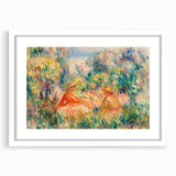 Impressionist Landscape Wall Art – Two Women in a Landscape by Renoir