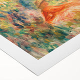 Impressionist Landscape Wall Art – Two Women in a Landscape by Renoir