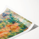 Impressionist Landscape Wall Art – Two Women in a Landscape by Renoir