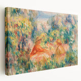 Impressionist Landscape Wall Art – Two Women in a Landscape by Renoir