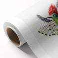 Modern Wall Art - Vibrant Hummingbird Illustration in Bold Colors