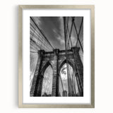 Silver landscape bridge frame with a white mat, showcasing a modern design in a front view. Ideal for enhancing home decor with elegance and style.