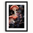 Extra large abstract art print featuring textured, colorful swirls on a framed canvas, ideal for living room decor.