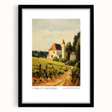 Extra large abstract art print featuring vivid colors and textured design on a black framed canvas.