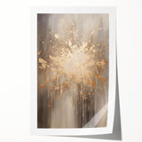 Winter-themed floral art on rolled print with soft blue and white tones, ideal for art wall dining room.