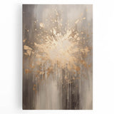 Winter scene in black and white on large stretched canvas, ideal for kitchen wall art.