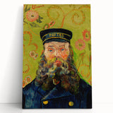 Black and white print of Van Gogh's 'Starry Night' on a large stretched canvas, ideal for kitchen wall art.