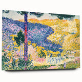 Impressionist Landscape Art – Valley with Fir by Henri Cross