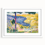 Impressionist Landscape Art – Valley with Fir by Henri Cross