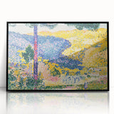 Impressionist Landscape Art – Valley with Fir by Henri Cross