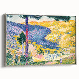 Impressionist Landscape Art – Valley with Fir by Henri Cross