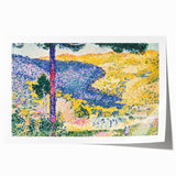 Impressionist Landscape Art – Valley with Fir by Henri Cross