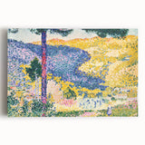 Impressionist Landscape Art – Valley with Fir by Henri Cross