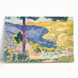 Impressionist Landscape Art – Valley with Fir by Henri Cross