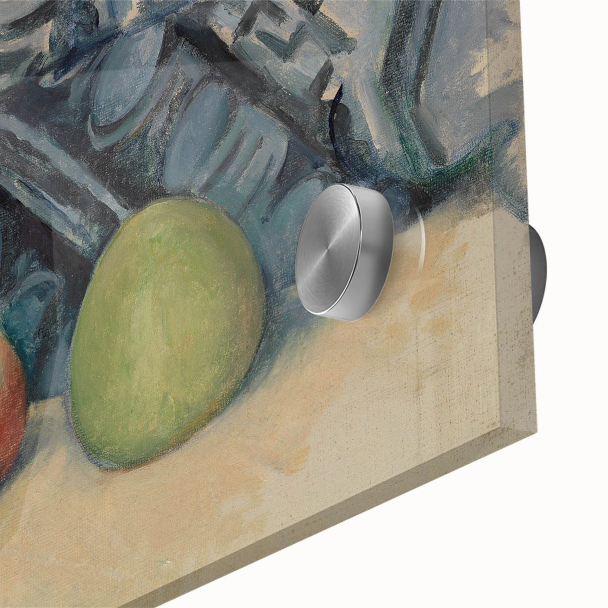 Modern Wall Art: Classic Still Life with Apples and Draped Cloth